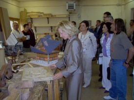 Visita Ministra de Sanidad, Elena Salgado en Julio de 2005